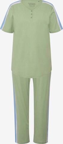 Ulla Popken Pajama in Green: front