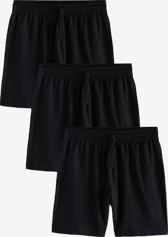 Next Pyjamahousut värissä musta: etupuoli