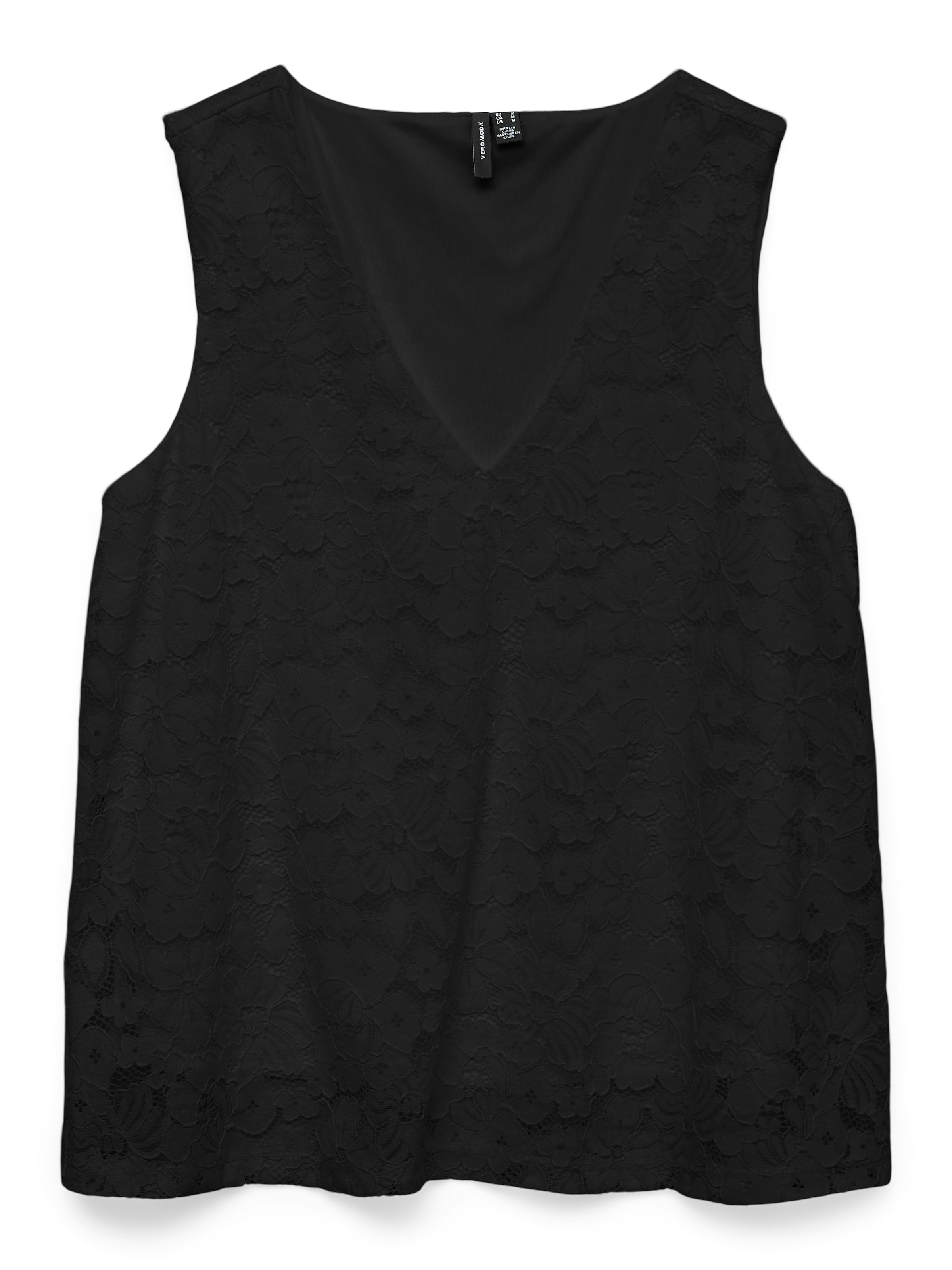 VERO MODA Top in Schwarz: Vorderseite