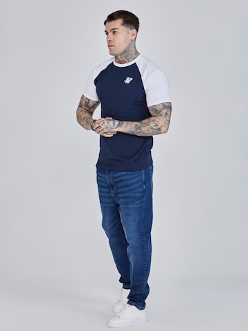 SikSilk T-Shirt in Blau
