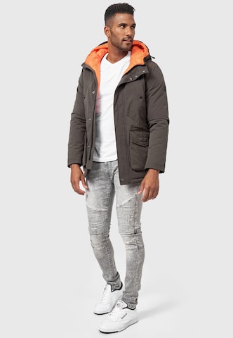 Parka d’hiver 'Waters' INDICODE JEANS en gris
