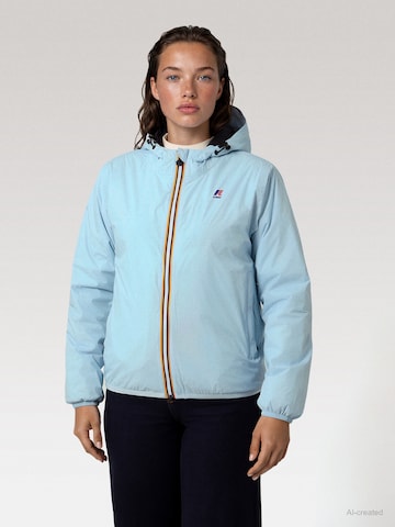 K-Way Outdoorjacke in Blau: Vorderseite