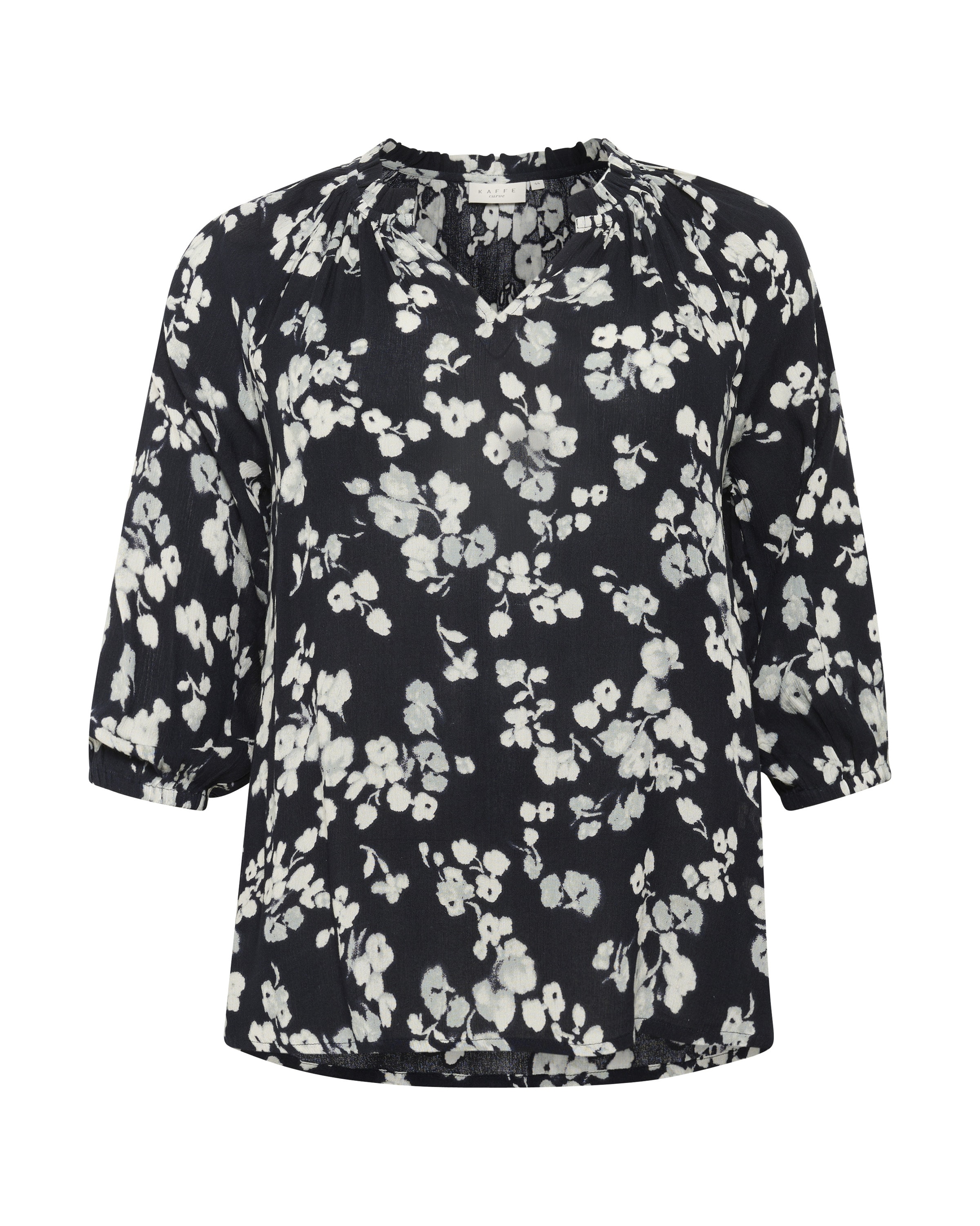 KAFFE CURVE Bluse 'KCtrine' i blå: forside