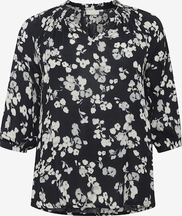 KAFFE CURVE Bluse 'KCtrine' i blå: forside