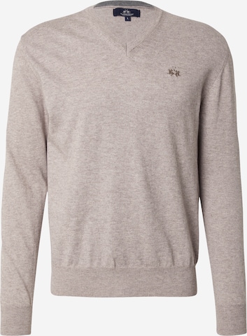 Pull-over La Martina en gris : devant