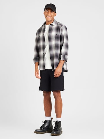 DRYKORN Regular fit Button Up Shirt 'NOWEN' in Black