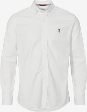 Chemise 'Esmar' U.S. POLO ASSN. en blanc : devant