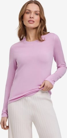 FALKE Pullover 'Pure Merino Wool' in Pink: Vorderseite