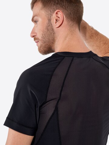 HOM Performance shirt ' Sports Lab Crew Neck ' in Black
