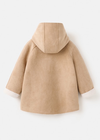 MANGO KIDS Pitkä takki 'MARIONA' värissä beige