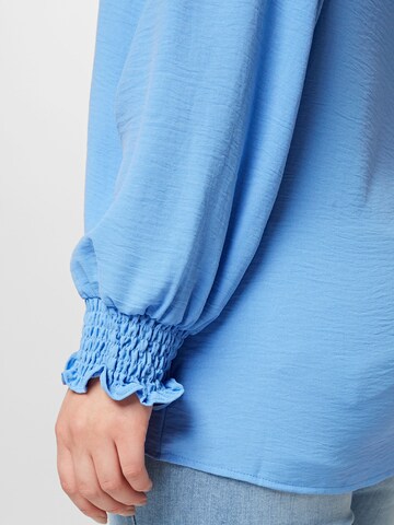 ONLY Carmakoma Blouse 'METTA' in Blue