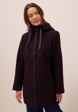 CECIL Between-Seasons Coat in Red: front