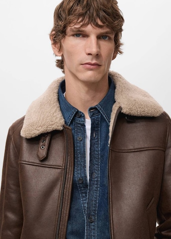 MANGO MAN Between-Season Jacket 'Tronso' in Brown