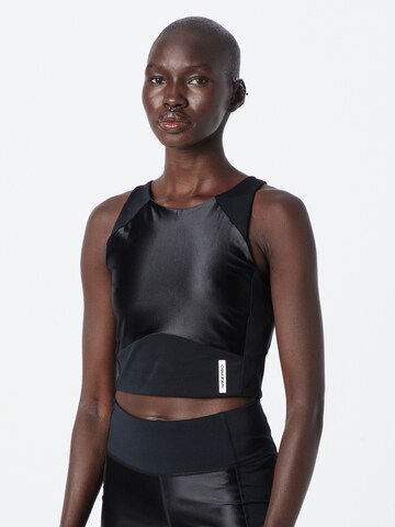 NIKE Sports Top in Black: front