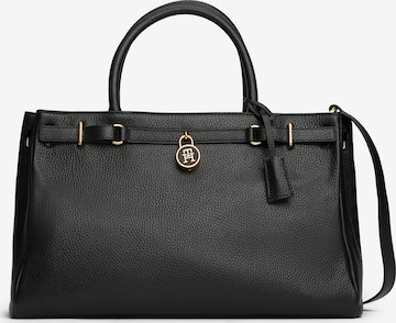 TOMMY HILFIGER Шоппер в Черный: спереди