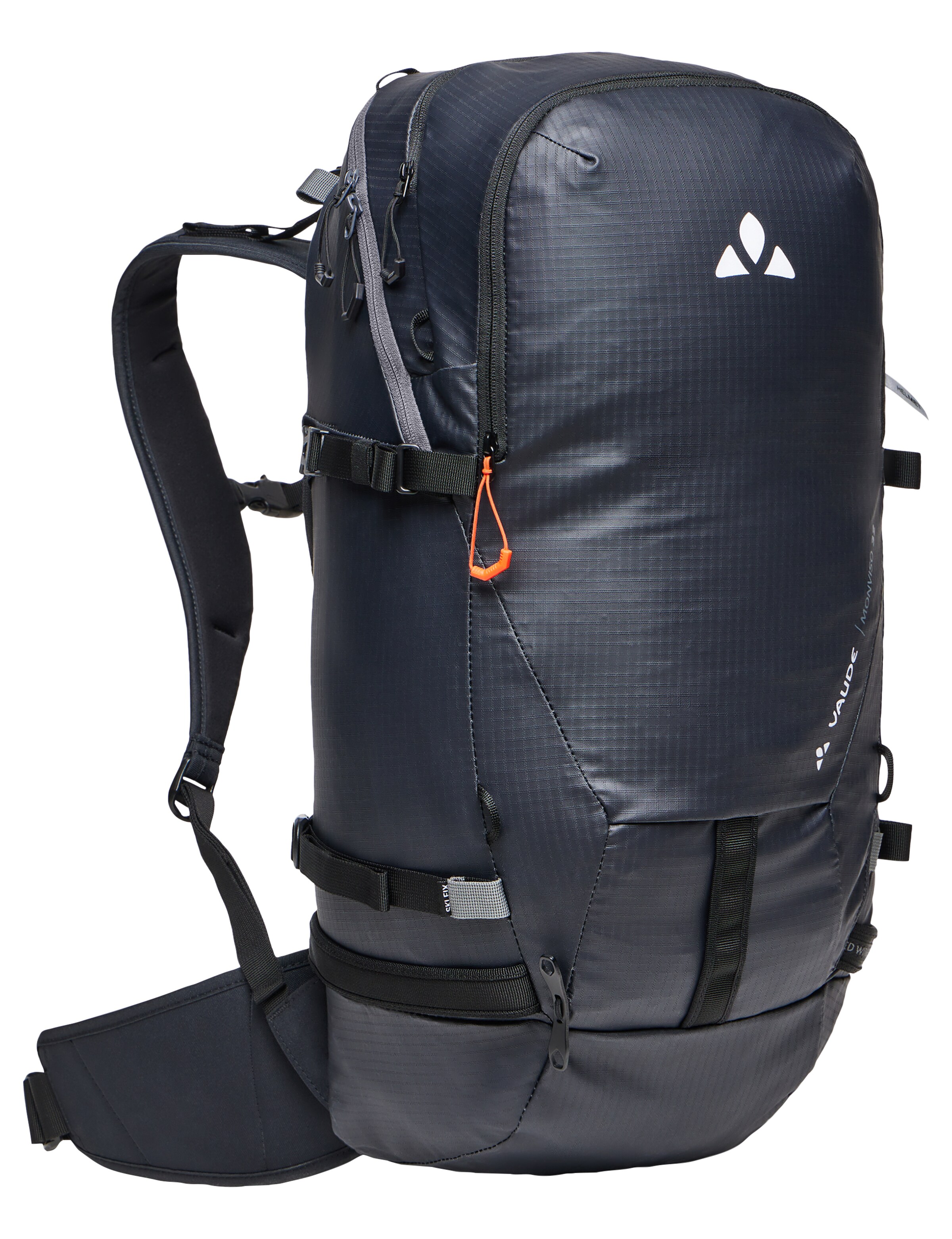 VAUDE Sportrucksack in Schwarz: Vorderseite