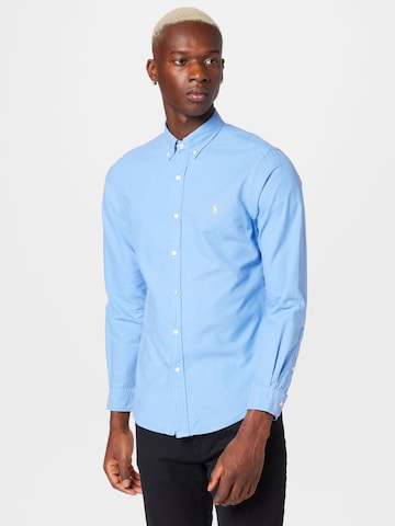 Polo Ralph Lauren Regular fit Button Up Shirt in Blue: front