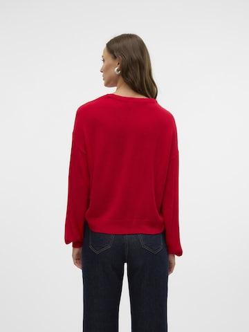 VERO MODA Pullover i rød