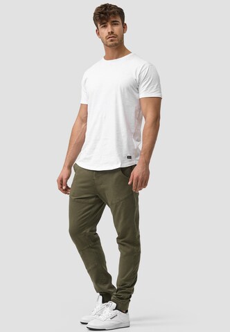 INDICODE JEANS Tapered Broek 'Zannes' in Groen