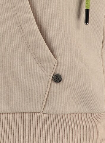 Key Largo - Sudadera con cremallera ' SWEET APPLE ' en beige