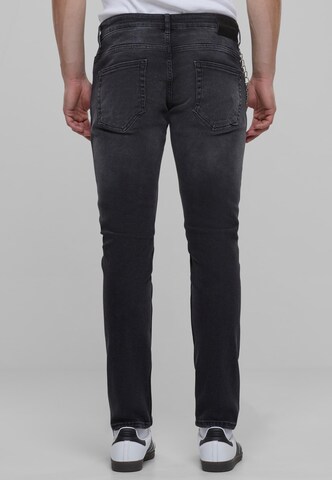 2Y Premium Slimfit Jeans in Zwart