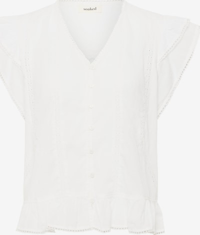 SOAKED IN LUXURY Bluse 'Runa' i L i offwhite, Produktvisning