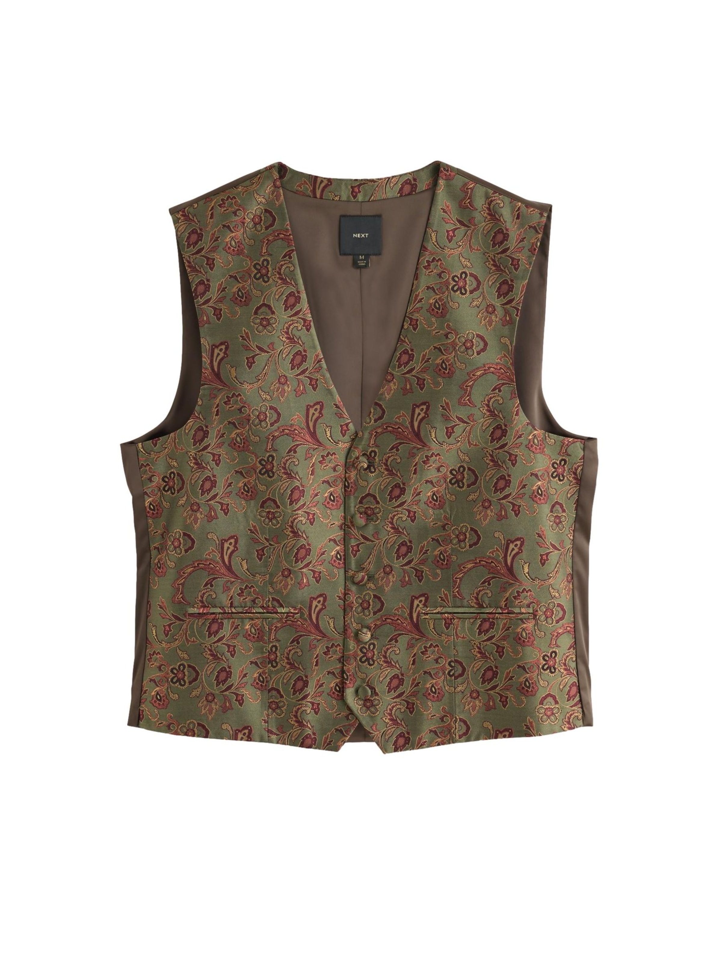 Next - Chaleco para traje en verde: frente