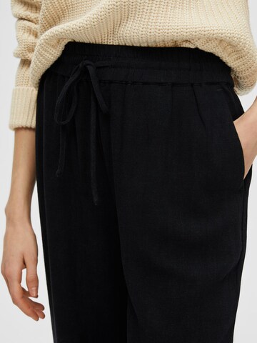 Loosefit Pantalon SELECTED FEMME en noir