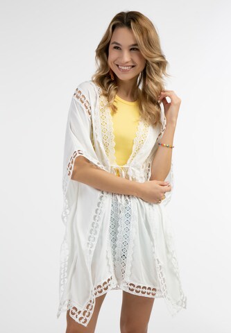 IZIA - Kimono em branco: frente