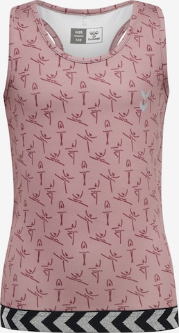 Hummel Top in Pink: front