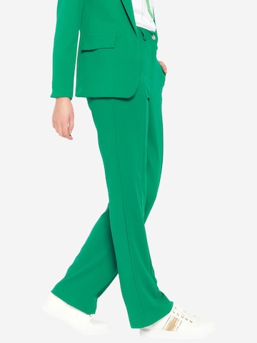 LolaLiza - regular Pantalón de pinzas en verde