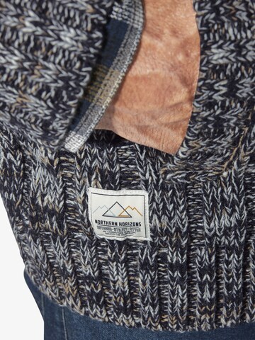 Jan Vanderstorm Knit cardigan 'Eirborg' in Blue