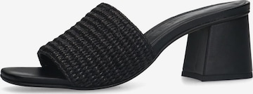 Mule SACHA en noir : devant