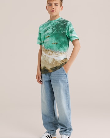 Maglietta di WE Fashion in verde