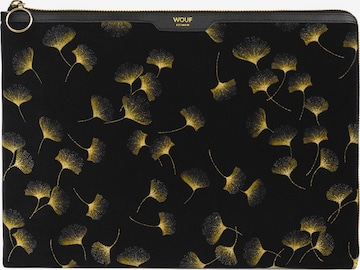 Wouf Laptop Bag in Black: front