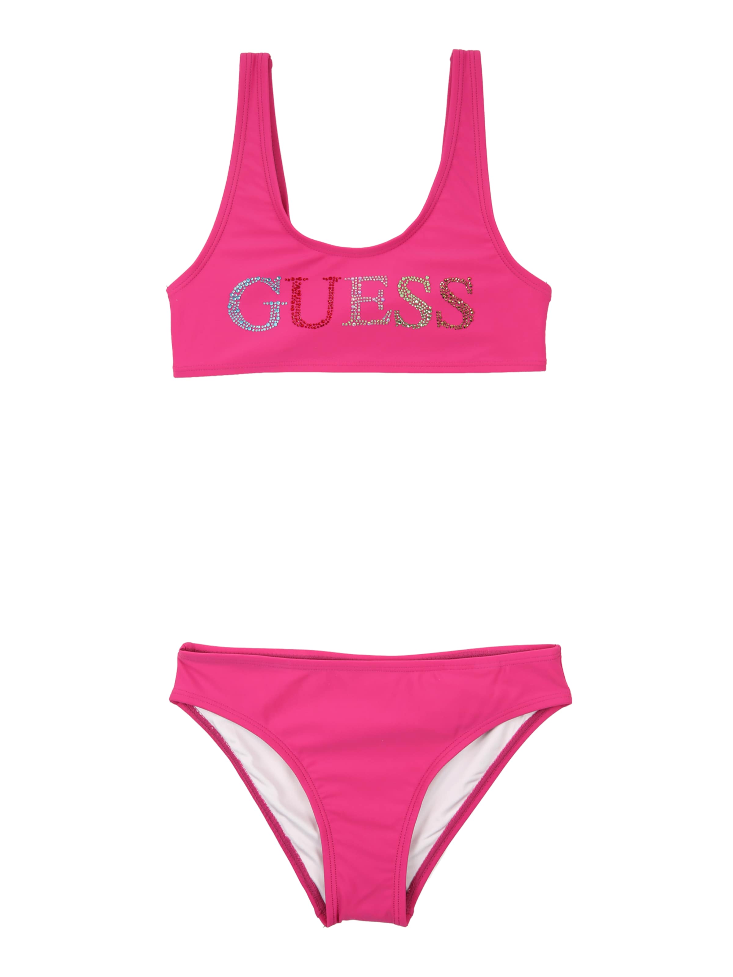 GUESS Strój kąpielowy w kolorze różowy: przód