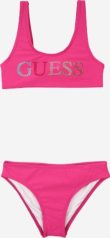 Maillot de bain GUESS en rose : devant
