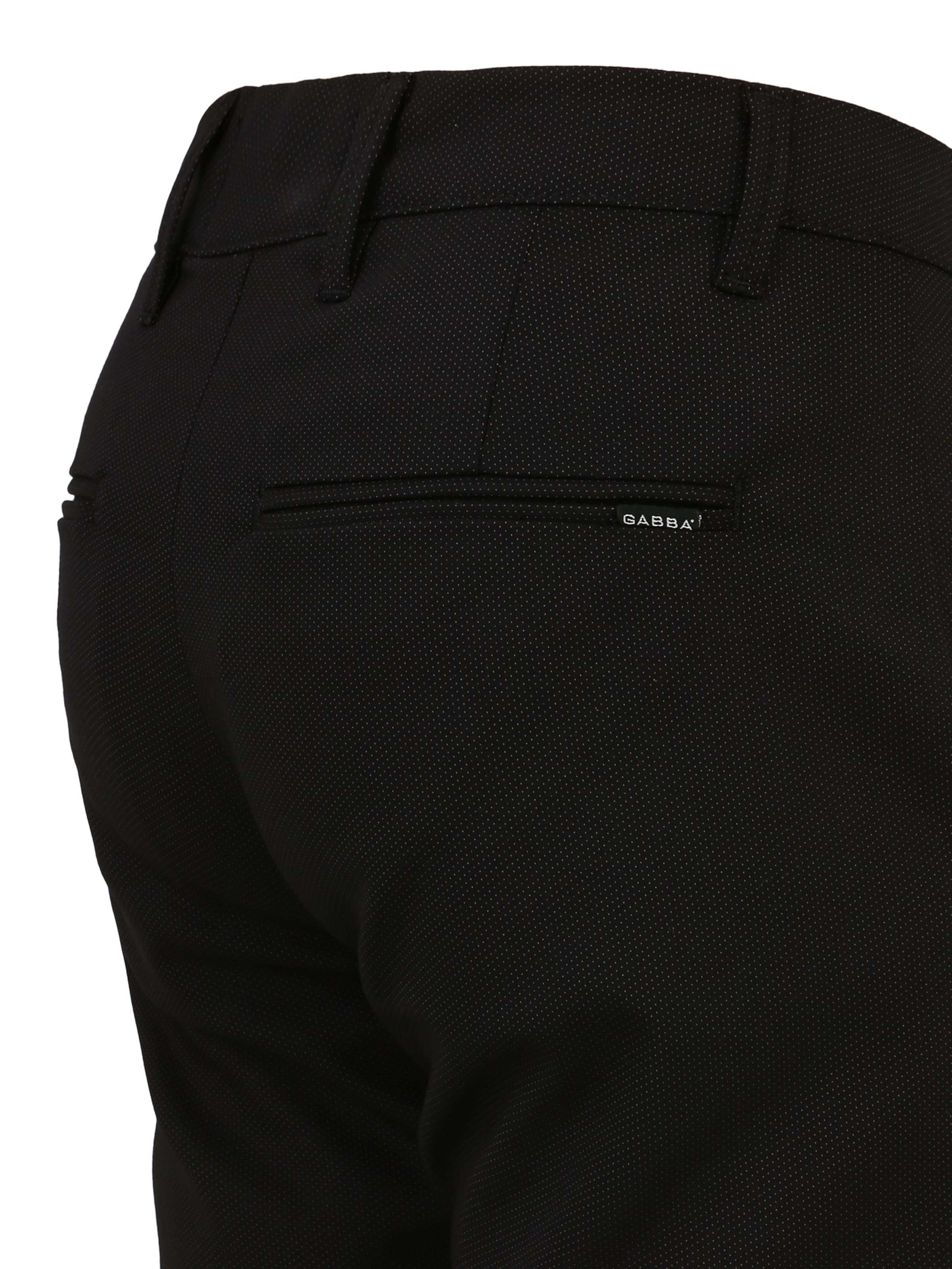 GABBA Slim fit Chino trousers 'Pisa' in Black