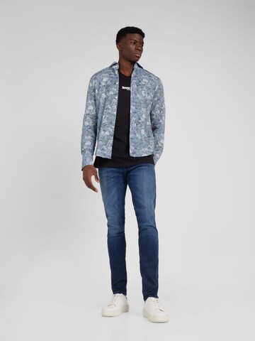 Coupe slim Jean 'Romilly' LTB en bleu