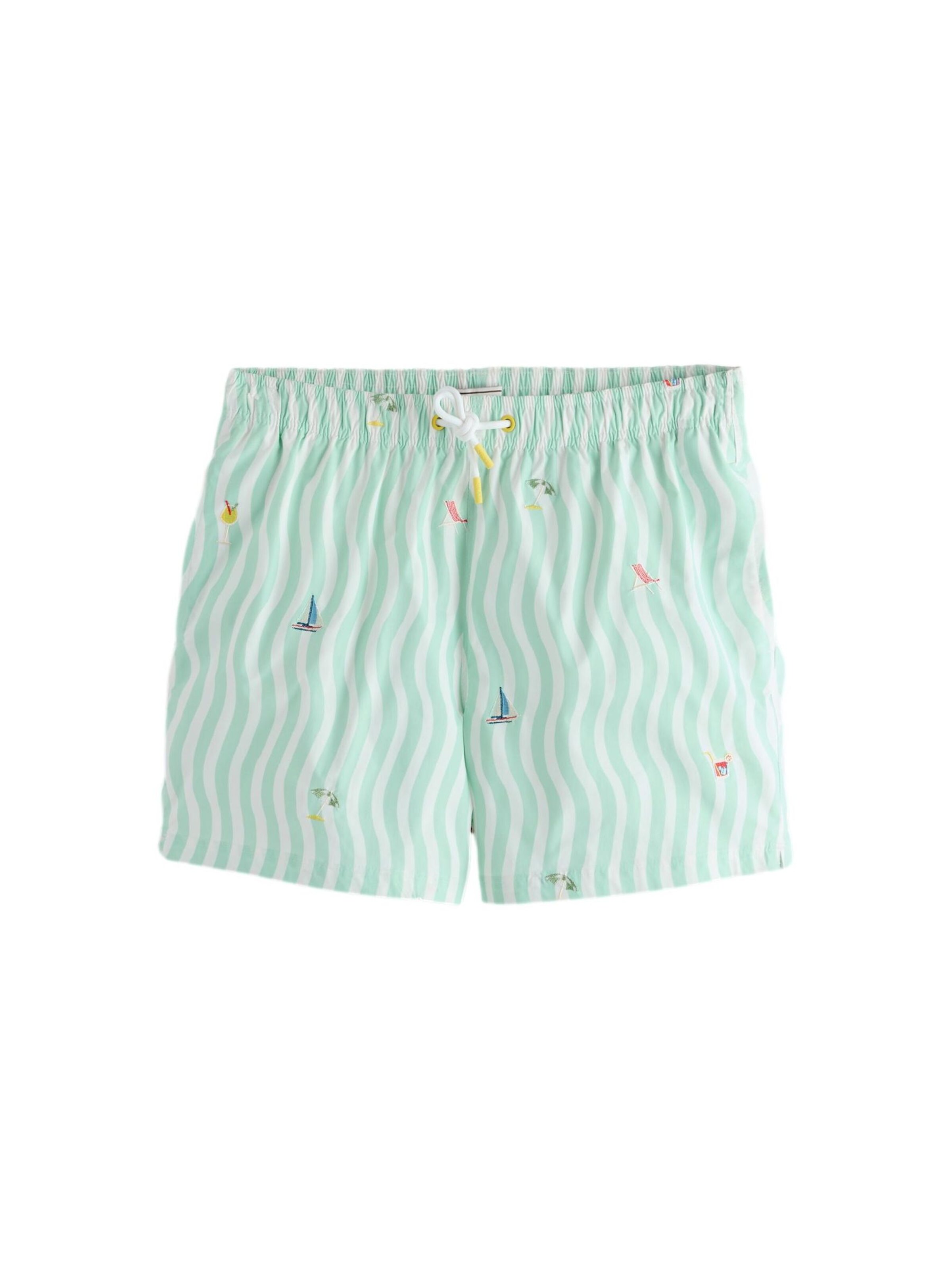 Shorts de bain Next en vert : devant