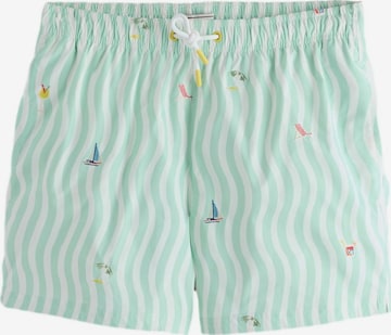 Shorts de bain Next en vert : devant