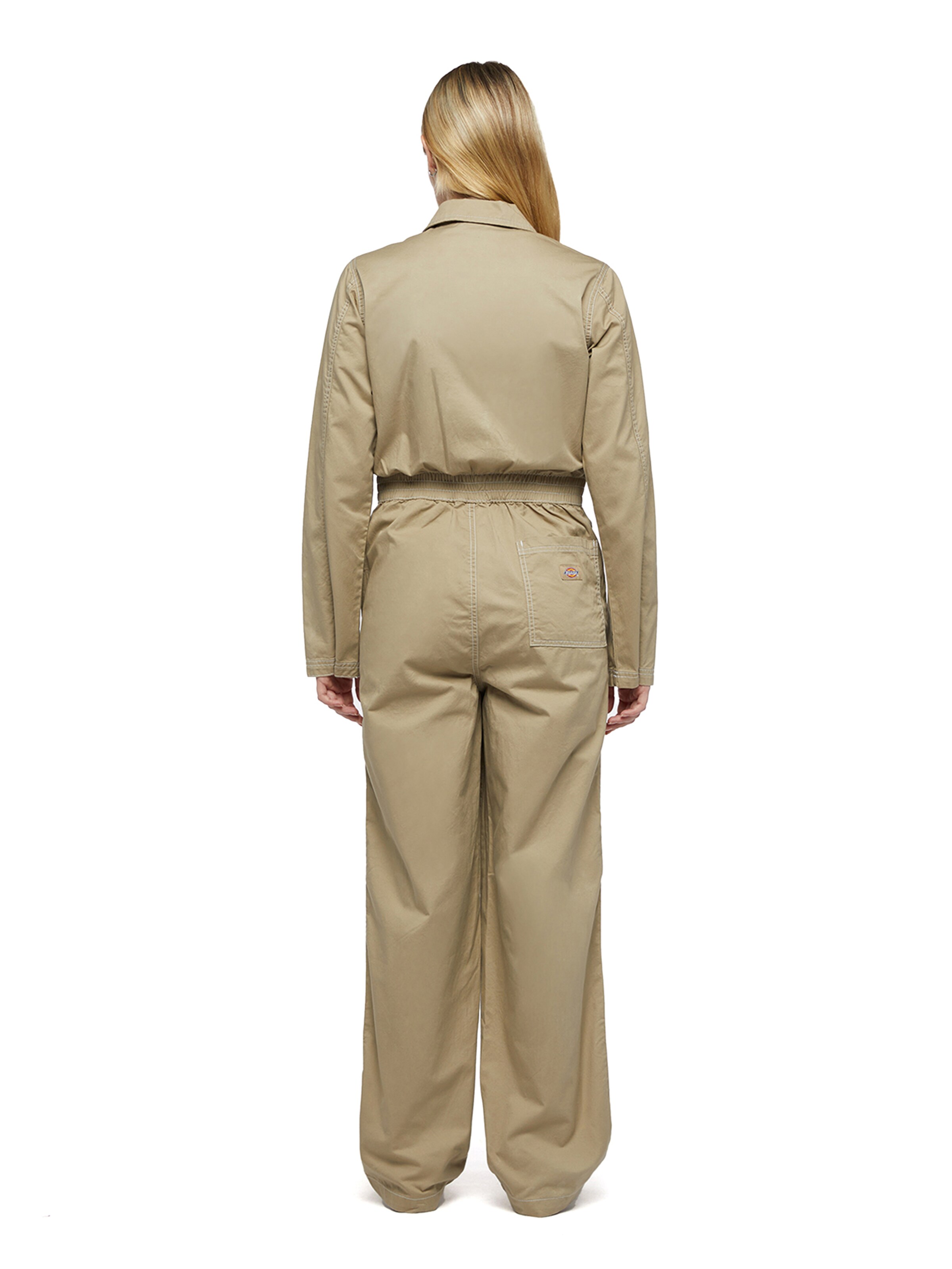 DICKIES Jumpsuit 'SUN PRARIE COVERALL W' in Beige