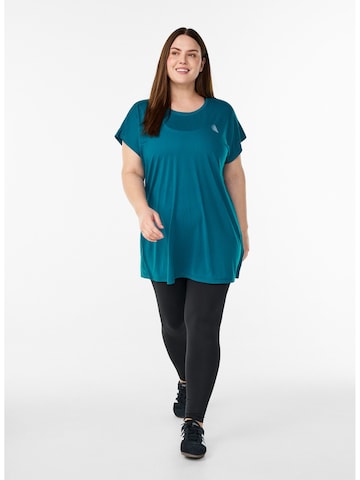 T-shirt 'Abasic' Active by Zizzi en vert
