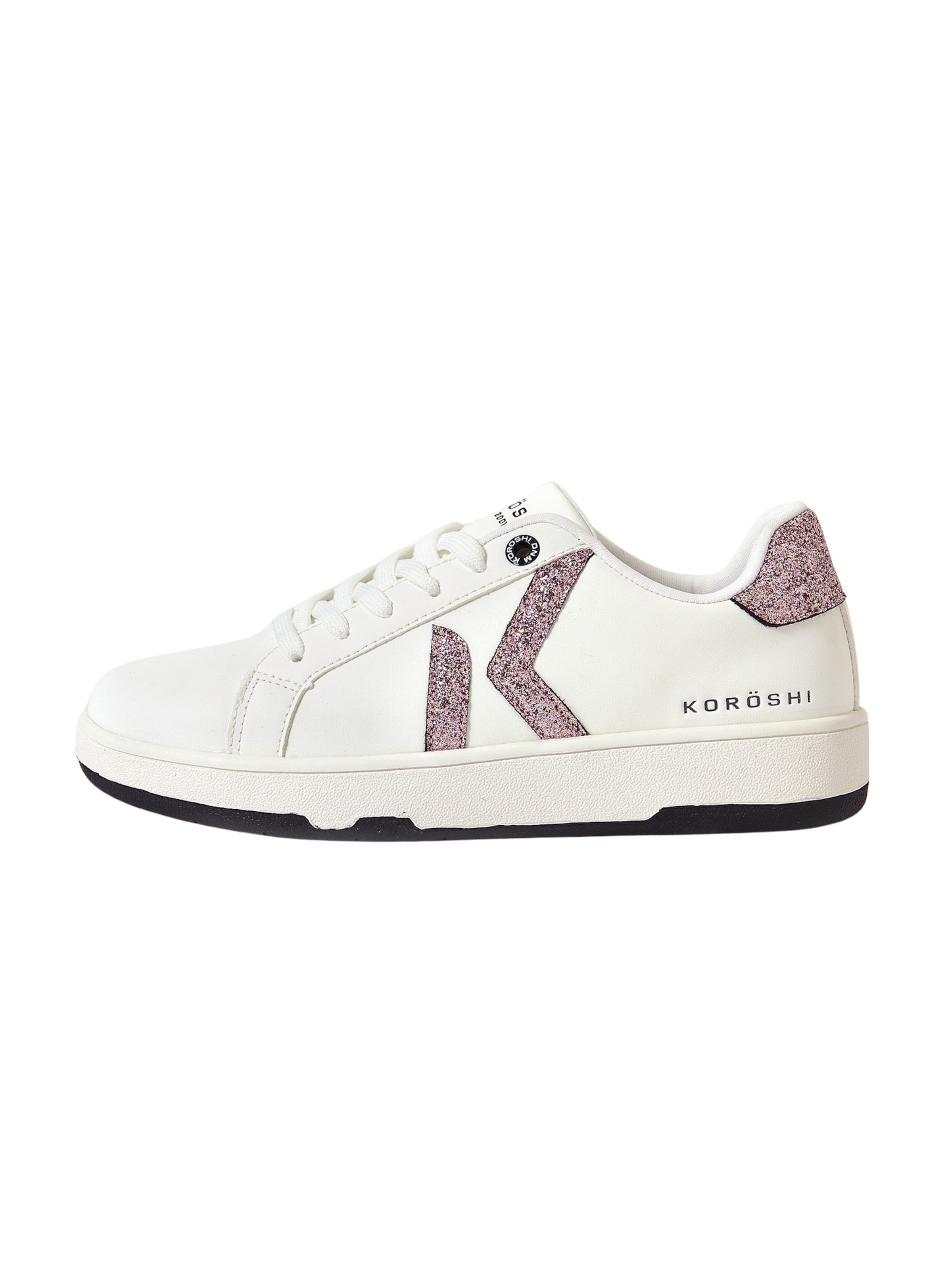 KOROSHI - Zapatillas deportivas bajas en blanco: frente