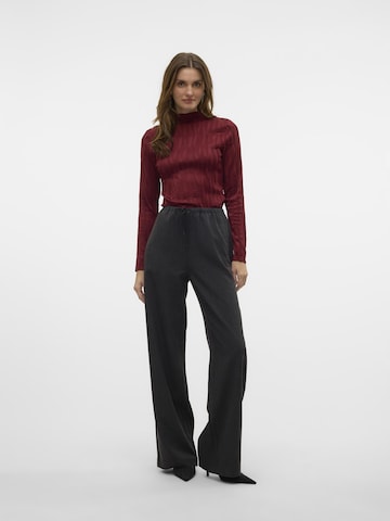 VERO MODA - Pierna ancha Pantalón de pinzas 'BESTIE' en gris