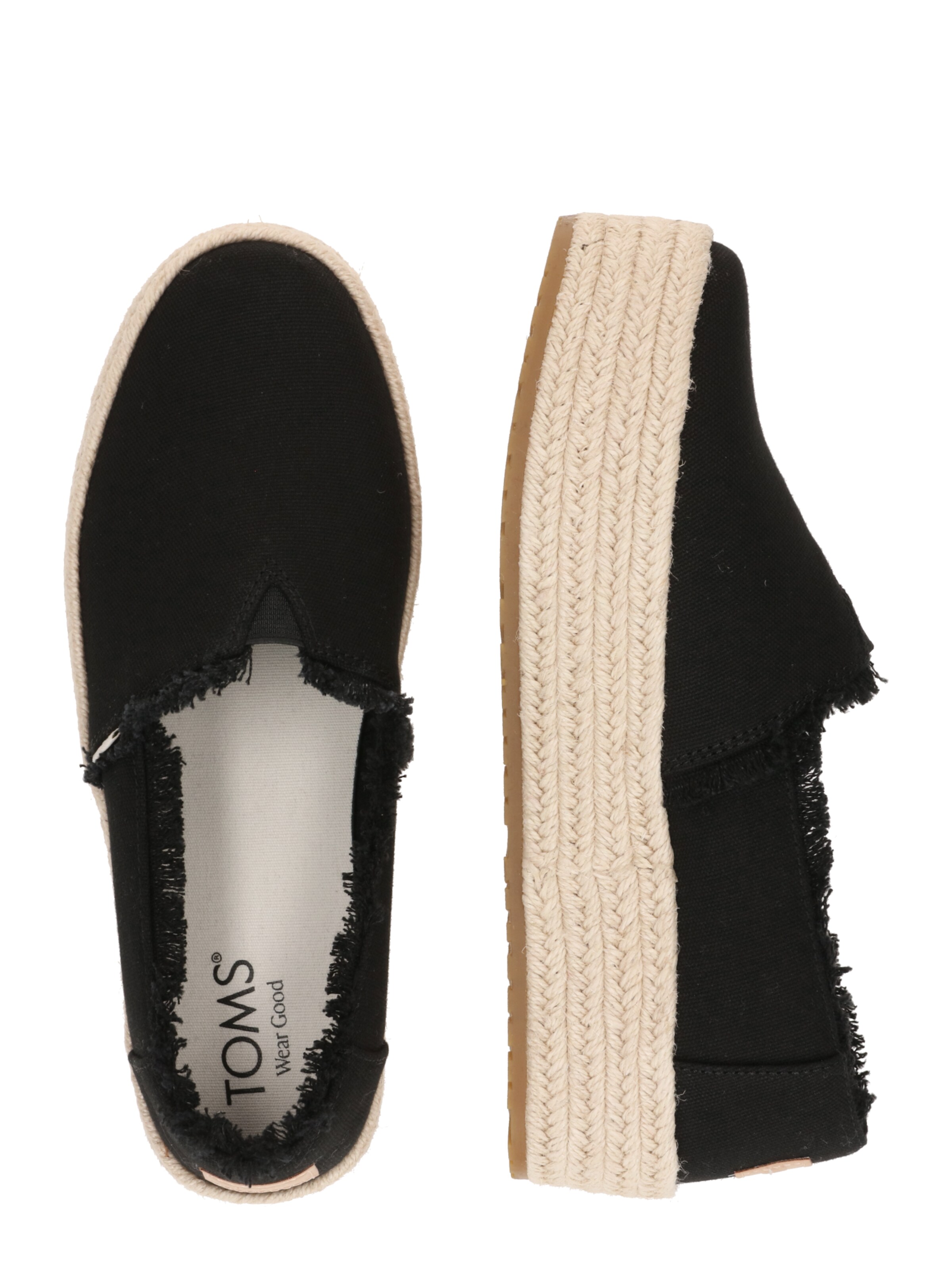 TOMS Natikači 'Valencia' | črna barva