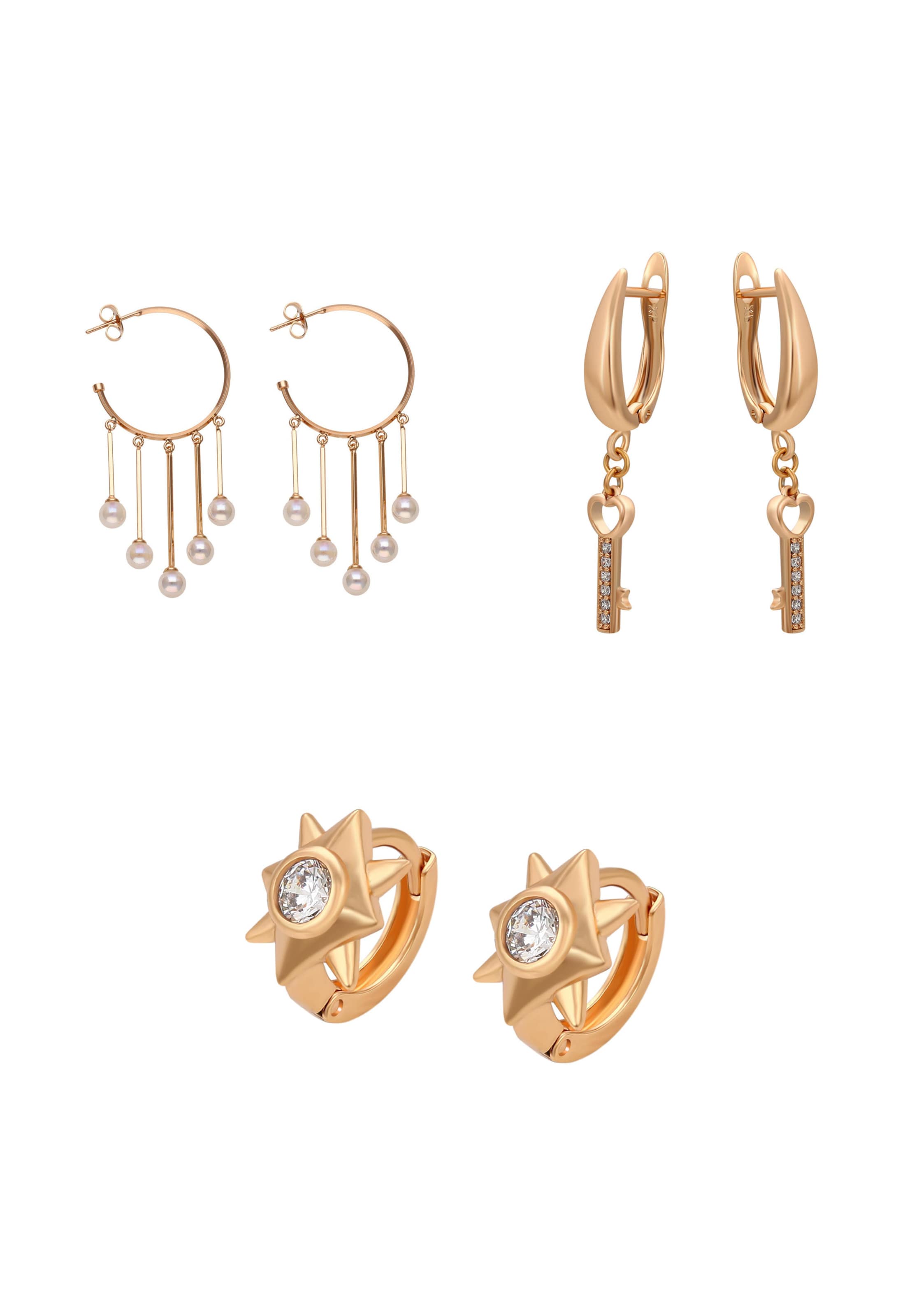 faina Earrings in Gold, Item view