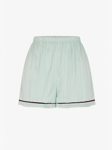 Pantalon de pyjama 'PENTI Aurora Satin Shorts mit Blumenmuster als Schlafanzughose' Penti en vert
