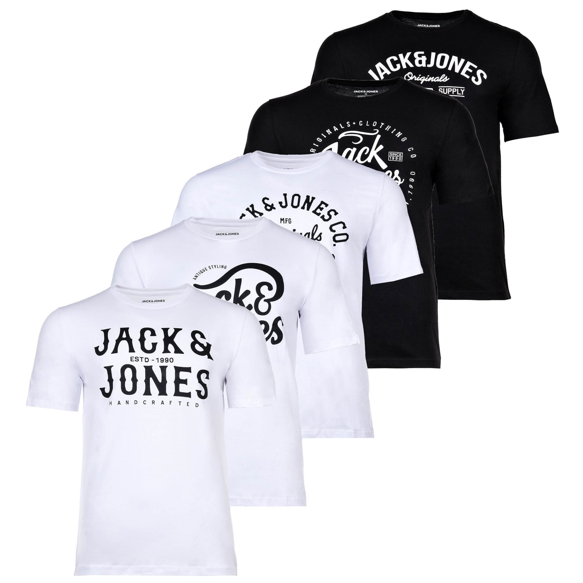 JACK & JONES Bluser & t-shirts i sort: forside