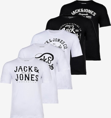 Maglietta di JACK & JONES in nero: frontale